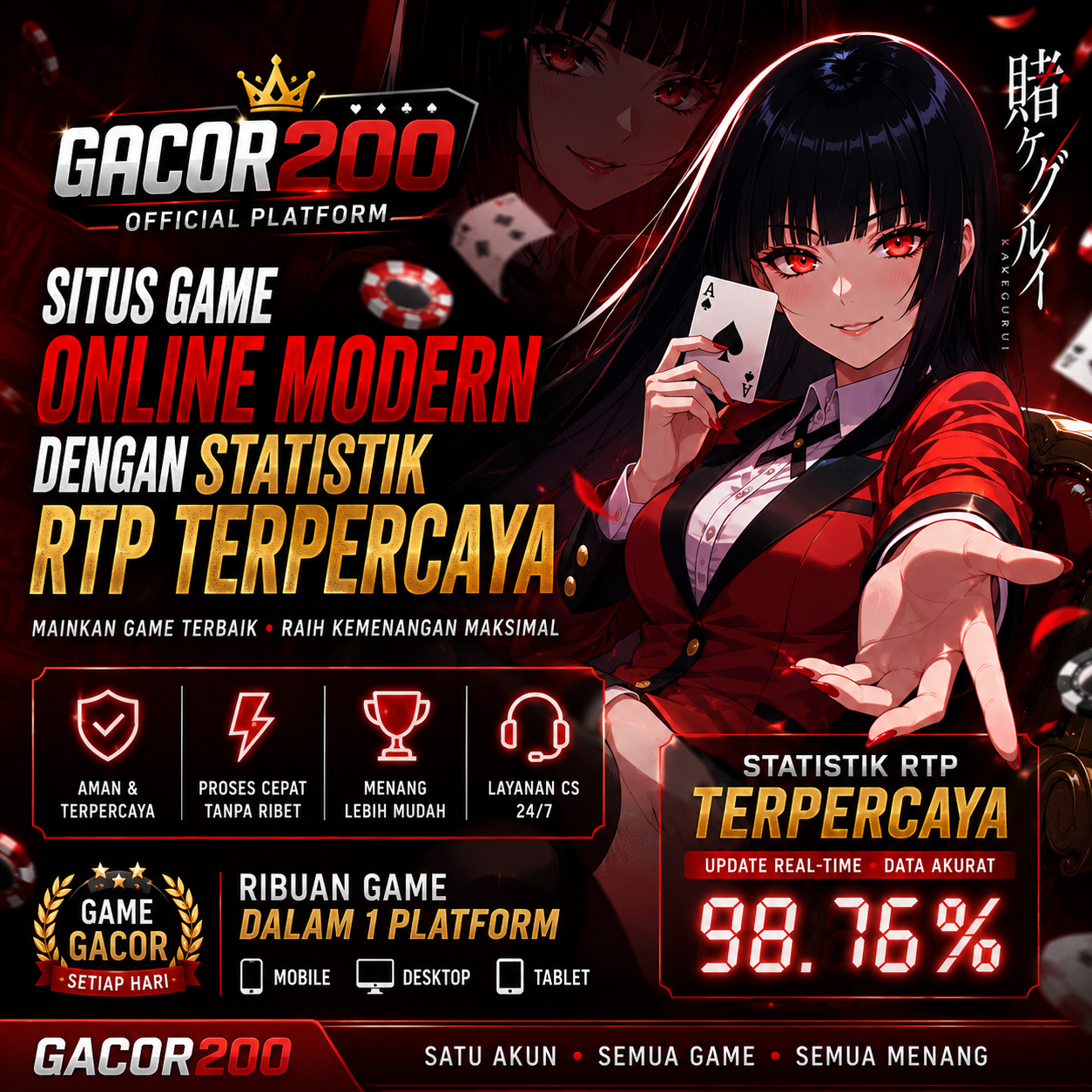 GACOR200 Official Platform | Situs Game Online Modern dengan Statistik RTP Terpercaya